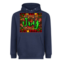 Navy joy with gloves for Christmas Heavyweight Hoodie - AdoDesignShop