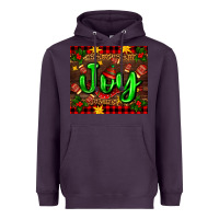 Plum joy with gloves for Christmas Heavyweight Hoodie - AdoDesignShop
