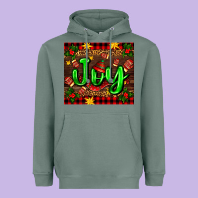 Joy With Gloves For Christmas Heavyweight Hoodie Designed By Adodesignshop