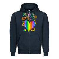 Navy proud dad love Zipper Hoodie - CowhideDigitalArt