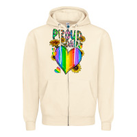 Sandshell proud dad love Zipper Hoodie - CowhideDigitalArt