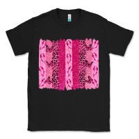 Black Breast Cancer Brushstrokes Classic Tee - texasbilliewilder