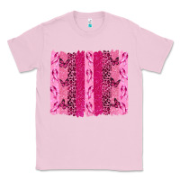 Bubblegum Pink Breast Cancer Brushstrokes Classic Tee - texasbilliewilder