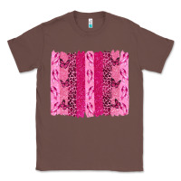 Chestnut Breast Cancer Brushstrokes Classic Tee - texasbilliewilder