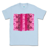 Dusty Blue Breast Cancer Brushstrokes Classic Tee - texasbilliewilder