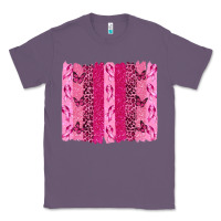 Lavender Breast Cancer Brushstrokes Classic Tee - texasbilliewilder