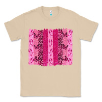 Mushroom Breast Cancer Brushstrokes Classic Tee - texasbilliewilder