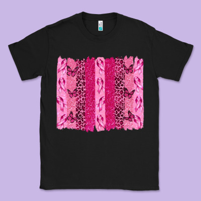 Breast Cancer Brushstrokes Classic Tee Designed By Texasbilliewilder
