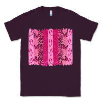 Plum Breast Cancer Brushstrokes Classic Tee - texasbilliewilder