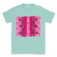 Seafoam Breast Cancer Brushstrokes Classic Tee - texasbilliewilder