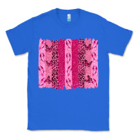 True Royal Breast Cancer Brushstrokes Classic Tee - texasbilliewilder