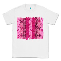 White Breast Cancer Brushstrokes Classic Tee - texasbilliewilder