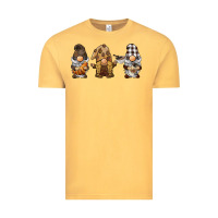 Vintage Mustard coffee gnomes Vintage Tee - BarkalooDesign