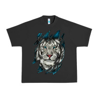 Pigment Black White Tiger Scratch Mark Urban Heavy Tee - RanaPortraitStore