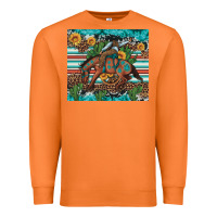 Carrot bucking bronco cowboy rodeo cactus and sunflowers Premium Sweatshirt - Artiststas