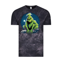 Cloud Black Grinch Vintage Tee - Unal Design