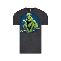 Vintage Black Grinch Vintage Tee - Unal Design