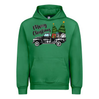Emerald merry christmas truck Urban Hoodie - MaliasSmallBusiness