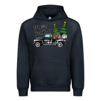 Navy merry christmas truck Urban Hoodie - MaliasSmallBusiness