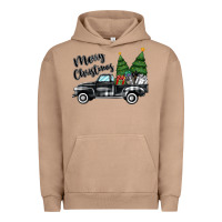 Pigment Burro merry christmas truck Urban Hoodie - MaliasSmallBusiness