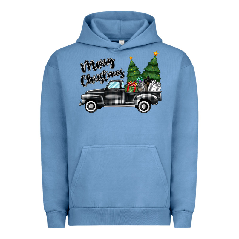 Merry Christmas Truck Urban Hoodie by MaliasSmallBusiness | Teevron