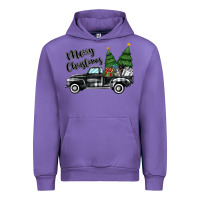 Tulip merry christmas truck Urban Hoodie - MaliasSmallBusiness