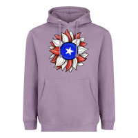 Lavender sunflower puerto rico flag Heavyweight Hoodie - JahusDesignShop