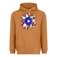 Meerkat sunflower puerto rico flag Heavyweight Hoodie - JahusDesignShop