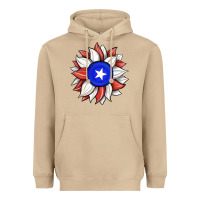 Mushroom sunflower puerto rico flag Heavyweight Hoodie - JahusDesignShop