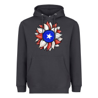 Smoke sunflower puerto rico flag Heavyweight Hoodie - JahusDesignShop