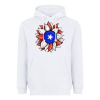 White sunflower puerto rico flag Heavyweight Hoodie - JahusDesignShop