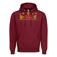 Burgundy american honey libbey cup Zipper Hoodie - HRA Design Shop