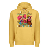 Antique Gold relax were all crazy its not a competition nca Premium Hoodie - NancyCooperArtShop