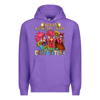 Purple relax were all crazy its not a competition nca Premium Hoodie - NancyCooperArtShop