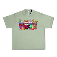 Oil Green dia de los muertos coffee cups Urban Heavy Tee - texasbilliewilder