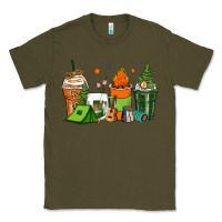 Army Green camping coffee cups Classic Tee - Zillion Design Studio