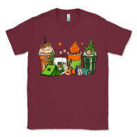 Burgundy camping coffee cups Classic Tee - Zillion Design Studio