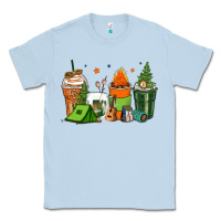 Dusty Blue camping coffee cups Classic Tee - Zillion Design Studio