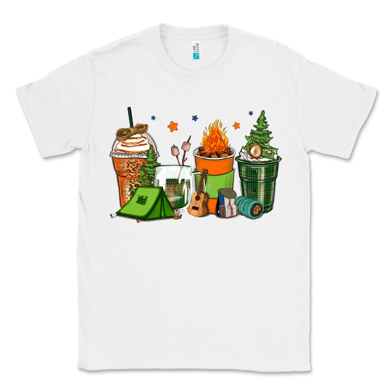 Camping Coffee Cups Classic Tee by Zillion Design Studio | Teevron