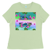 Matcha custom name stitch Ladies Tee - AdoDesignShop