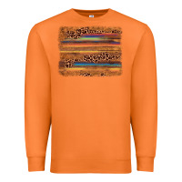 Carrot leopard serape background Premium Sweatshirt - AdoDesignShop
