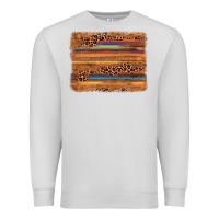 Dove Grey leopard serape background Premium Sweatshirt - AdoDesignShop