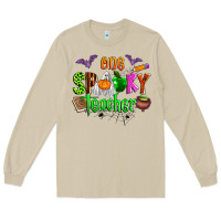 Mushroom one spooky teacher Long Sleeve Tee - Zillion Design Studio
