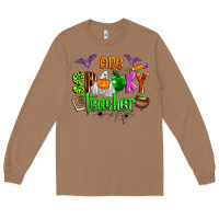 Toasted Coconut one spooky teacher Long Sleeve Tee - Zillion Design Studio