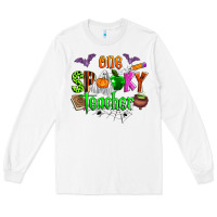 White one spooky teacher Long Sleeve Tee - Zillion Design Studio