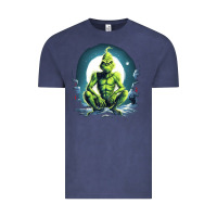 Vintage Denim Grinch Vintage Tee - Unal Design