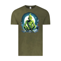 Vintage Olive Grinch Vintage Tee - Unal Design