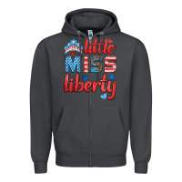 Smoke little miss liberty Zipper Hoodie - HRA Design Shop