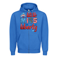 True Royal little miss liberty Zipper Hoodie - HRA Design Shop