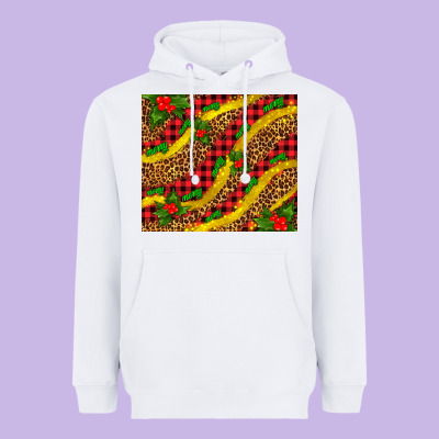 Merry With Mistletoe Heavyweight Hoodie Designed By Adodesignshop